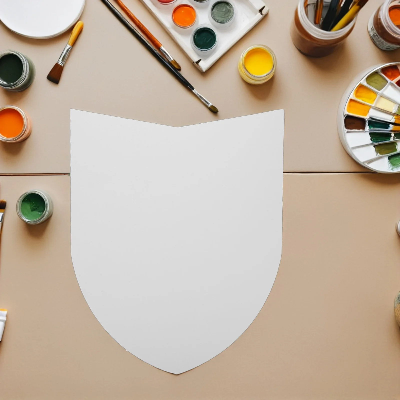 소년들을 위한 DIY 블랭크 플레이 쉴드 1세트, 중세 파티 게임 공예, 어린이용 쉴드 소품, 재미있는 창의적 활동, 판지 공예