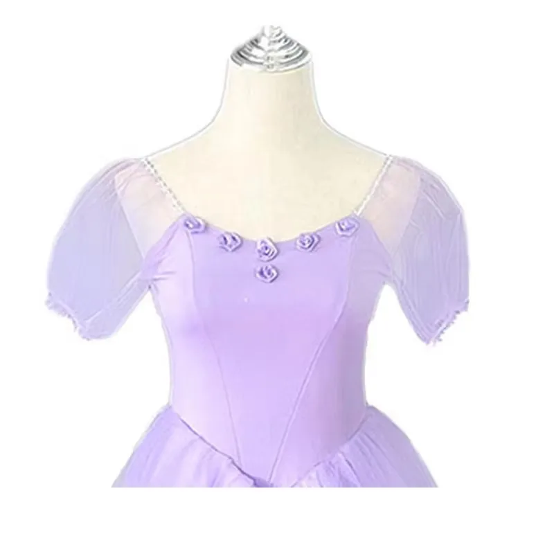 Long Dress Ballet Tutu Dress Skirt Swan Lake Sling Girls Professional Performance Costume Vestidos Chica Bailarina