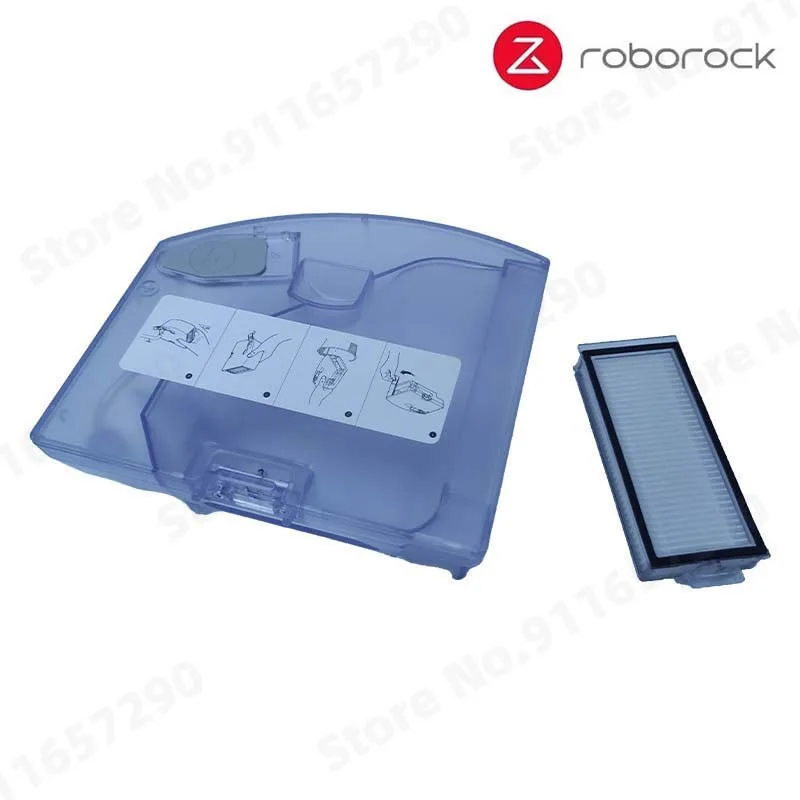 Roborock Q7 Max Q7 Max + T8 قطع غيار خزان المياه صندوق الغبار مع مرشحات Hepa مكنسة كهربائية خزان المياه صينية الملحقات