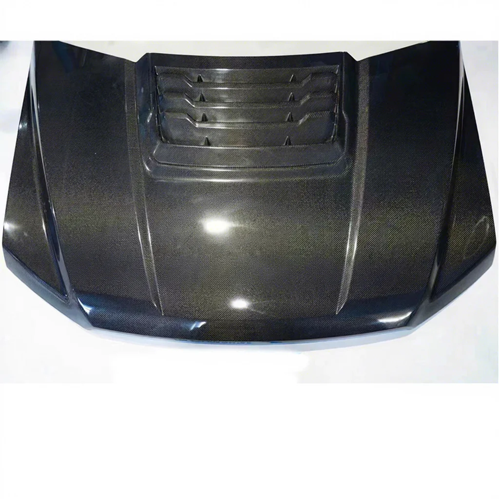 For Ford Ranger raptor 2th Gen 2017 Carbon Fiber Hood Bonnet Engine Cover BodykitPractical Good quality