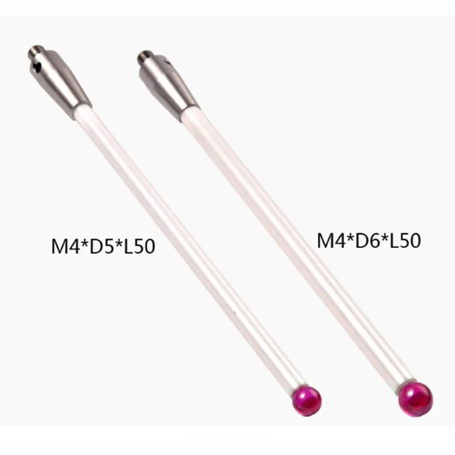 Three dimensional probe, three coordinate measuring needle, ruby ceramic measuring needle, ruby measuring head thread M4