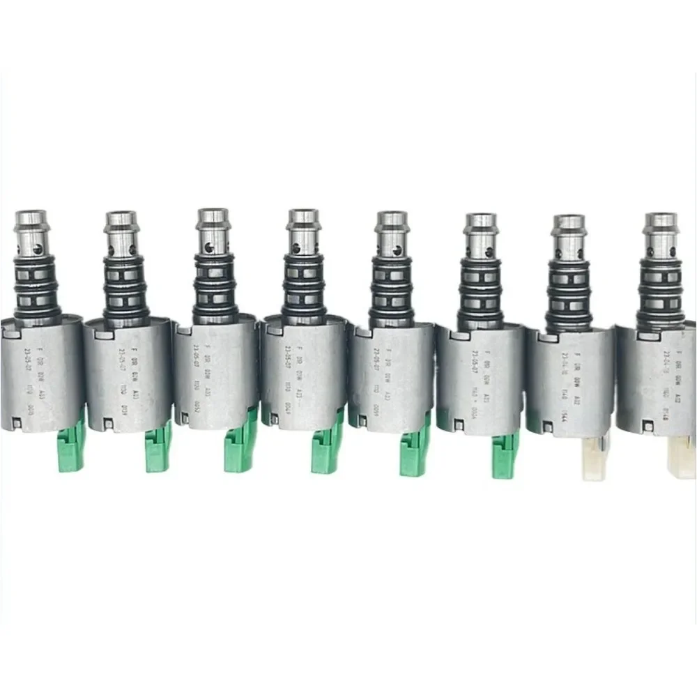 Original New 0AM DQ200 Transmission Dual Clutch Shift Oil Pressure Solenoid Valve 8PCS/Set For Volkswagen Audi Skoda