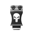 Metal clip SKULL