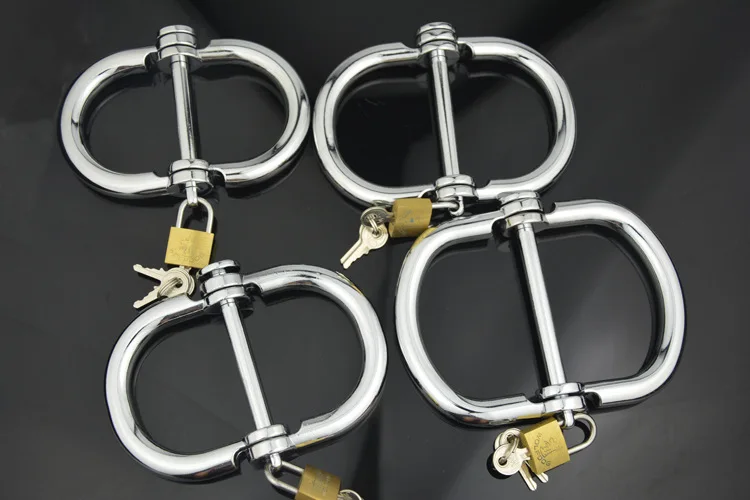 Metal detachable Handcuffs with Keys Sex Toys for Couples Ankle Cuff Bondage Bracelet Erotic Cosplay Audlt Games Restraints BDSM