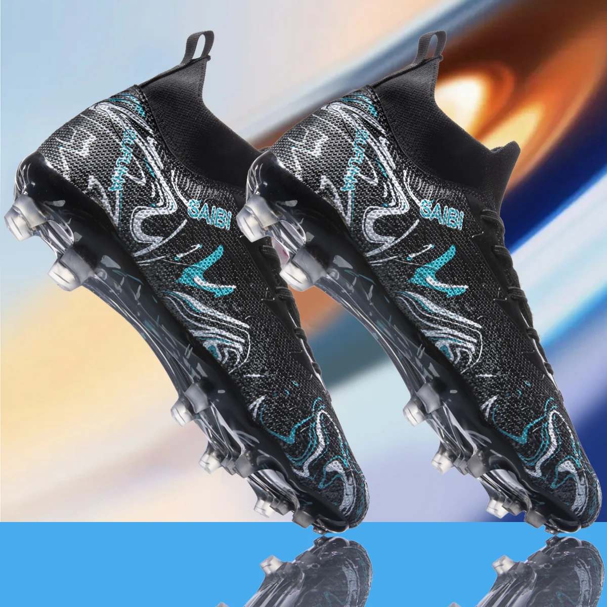 

High top sports football shoes are personalized, fashionable, breathable, and can be worn both indoors and outdoors