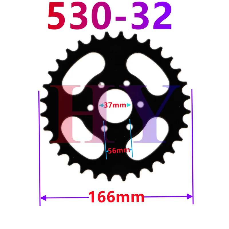 420 428 520530 25T 30T 32T 33 The inner diameter of 37 41 45 48 Rear Sprocket For ATV Quad Dirt Pit Pocket Bike Chopper
