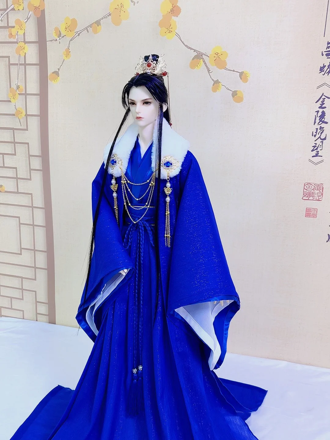 OB27 1/6 Figure 1/4 1/3 Scale BJD Clothes Ancient Costume Hanfu Robe Samurai Outfit For BJD/SD ID75 Uncle Doll Accessories A1972