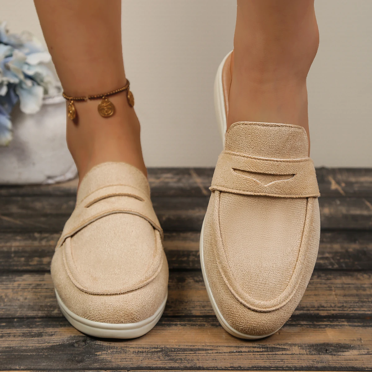 Women Slippers Summer 2025 New Style Shoes Large Size Flat Bottom Slippers Women Comfortable Rubber Sole Sandals Slides Women