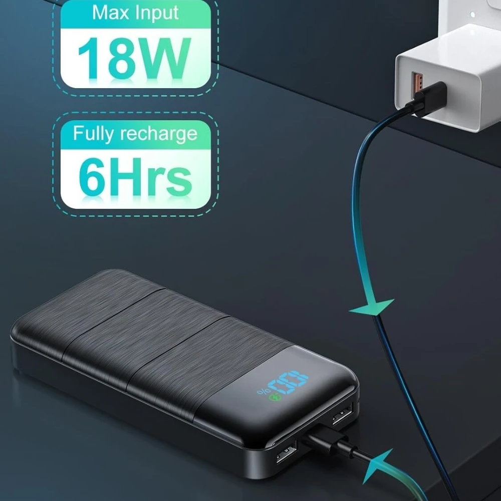 For iPad Tab Laptop Fast Charger Power Bank 20000mAh