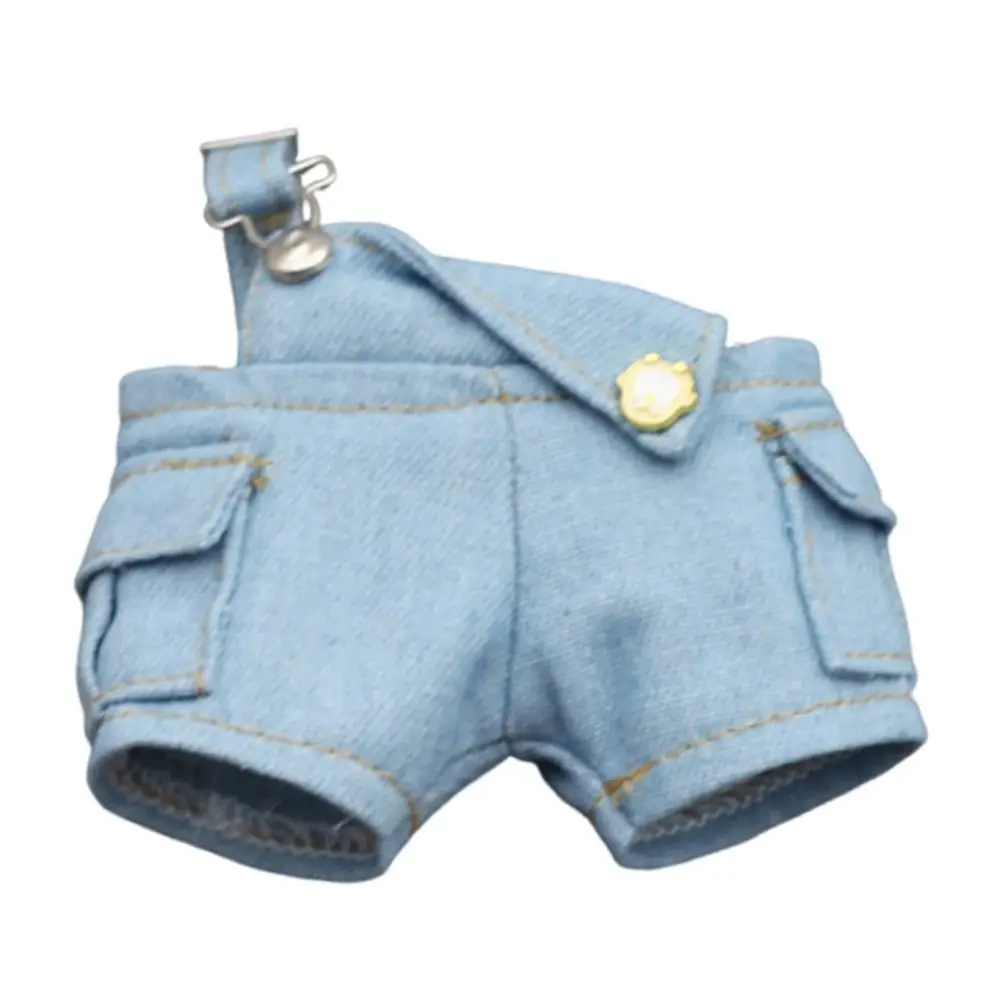 Trendy veelkleurig voor jarretelbroeken DIY handgemaakt voor overalls meisjes fantasiespel speelgoed all-match pop broek pop