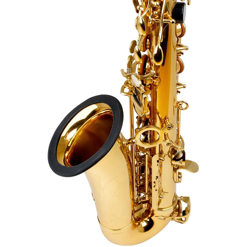 

Saxophone Protective Cover Musical Instrument Parts Small Supplies Noise Muffler Accessories Black Reducer