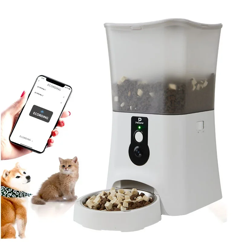 Best Selling Latest Cheap Wholesale Smart Food Dispenser Automatic Pet Feeder