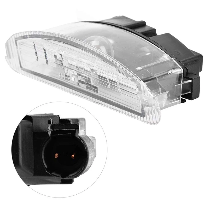 Lámpara de luz de matrícula Led para coche, 2 uds., para Renault Clio MK2 Twingo 7700410754