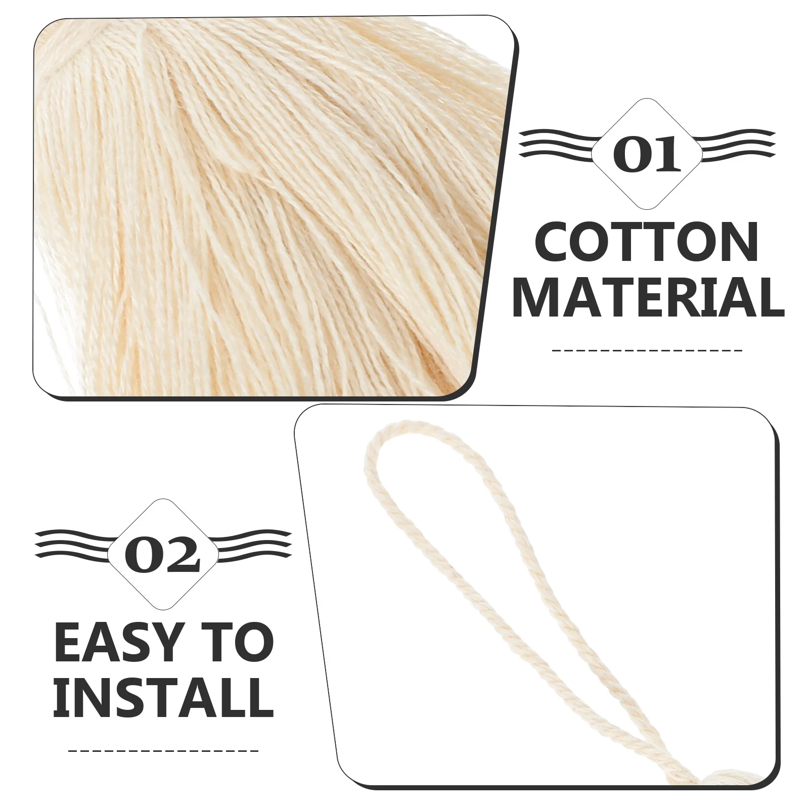 

20Pcs Handwoven Cotton Tassels for Decoration Tassel DIY Accessories Curtain Pillow Blanket Key Chain Pendant Charms