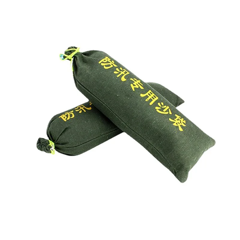 5Pcs 30*70cm Flood control sandbag station water blocking sandbag fire emergency thickened canvas flood control sandbag