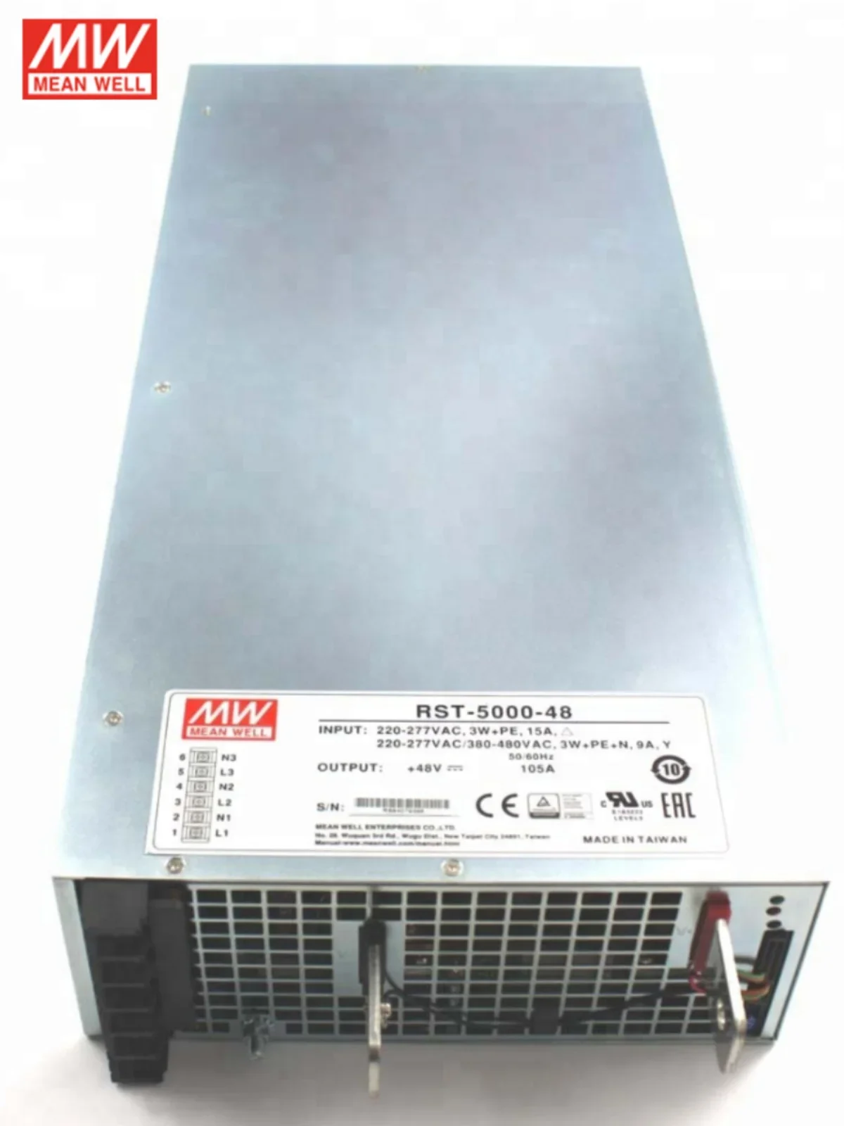 Taiwan Mingwei Switching Power Supply RST-5000 5000W 24V36V48V Single Group Output Power Supply