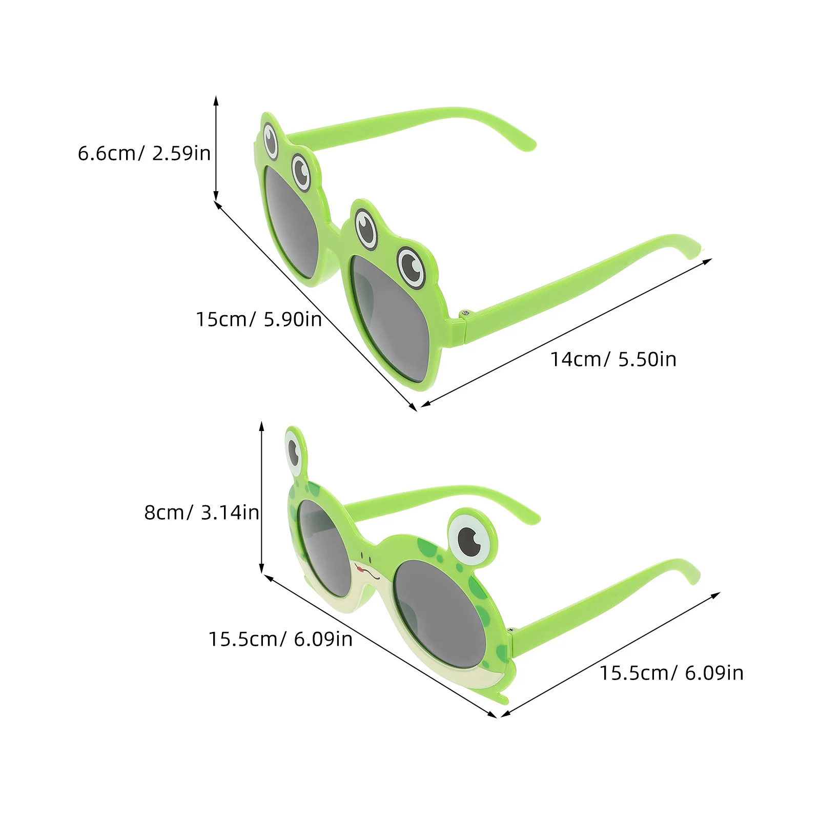 4 Uds. Gafas de sol únicas de rana, accesorios coloridos para fotomatón de fiesta de dibujos animados, cumpleaños, Luau, novedad Tropical, gafas divertidas para adultos