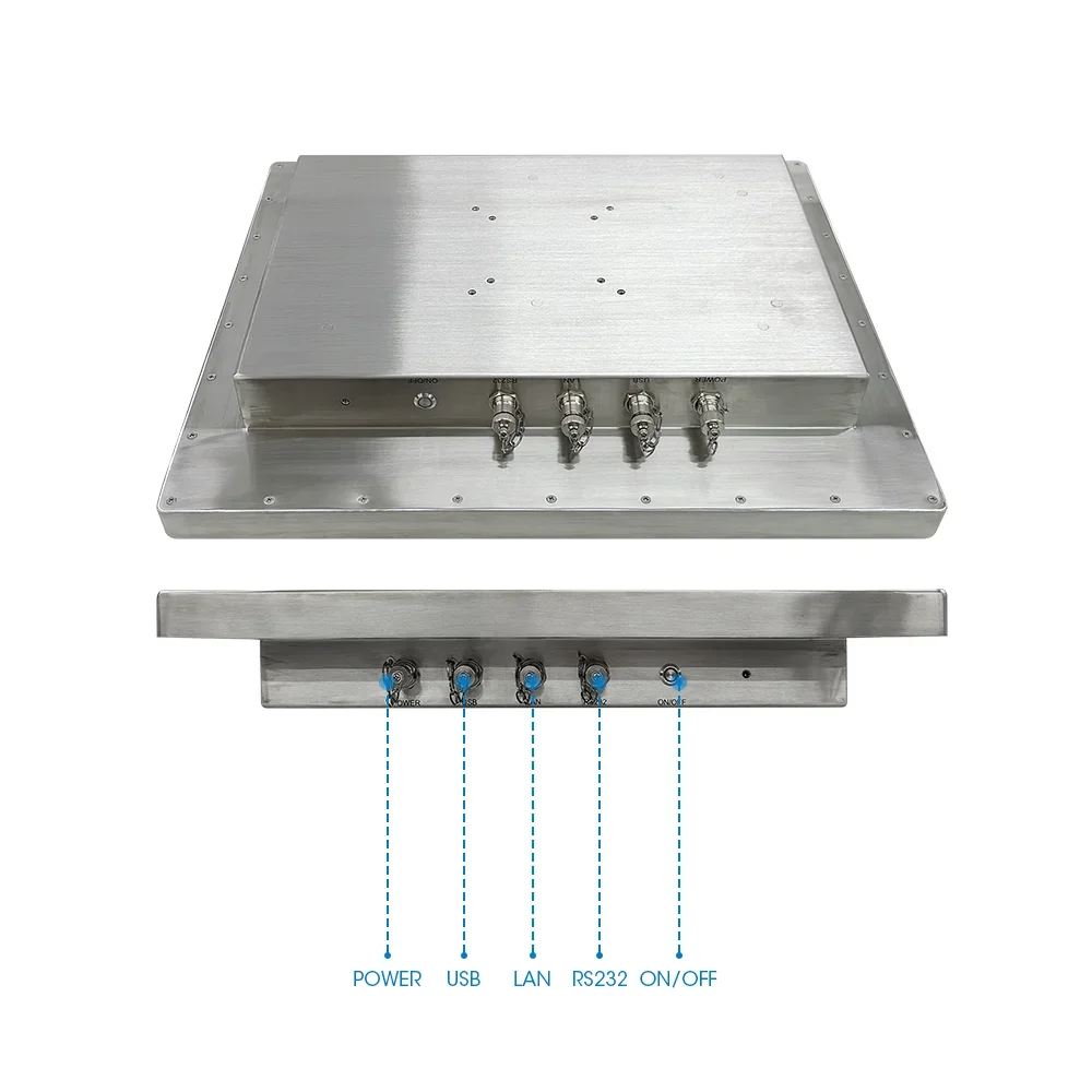 Touch Panel Industrial Pc 10.4 12.1 15 17 19 Inch LCD Panel PC Wall Mount Android Industrial Panel Pc