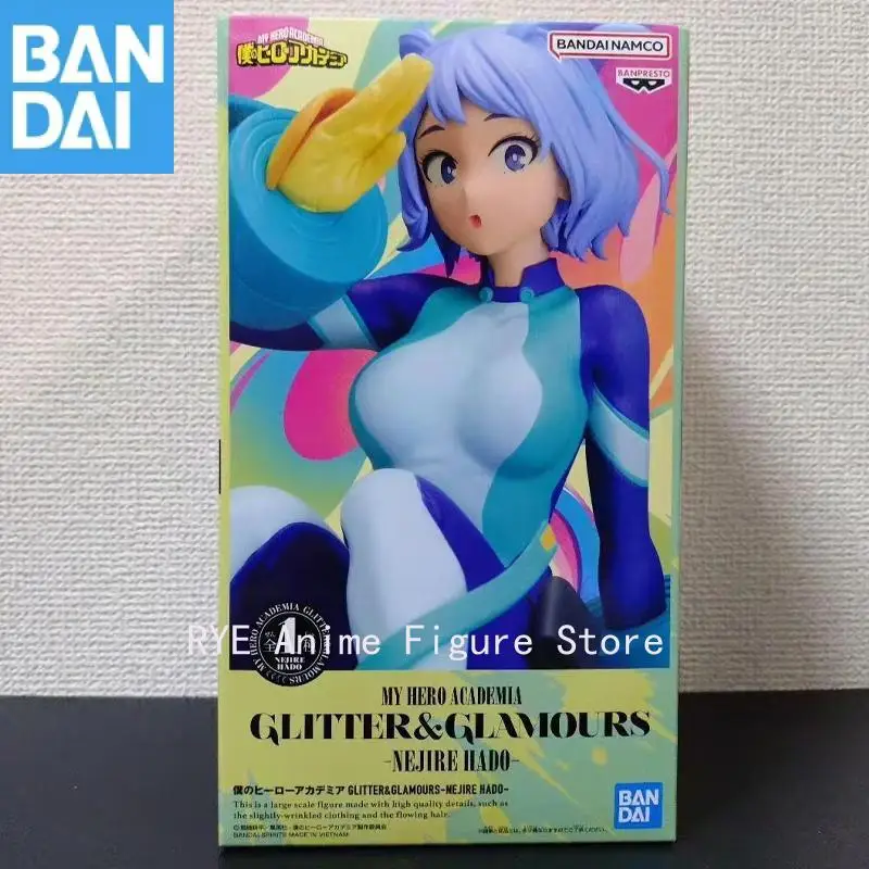 

Подлинная Bandai Namco Banpresto My Hero Academia, блестящие и гламурные Nejire Hado, фигурка сидения, модель, коллекционная фигурка, игрушка
