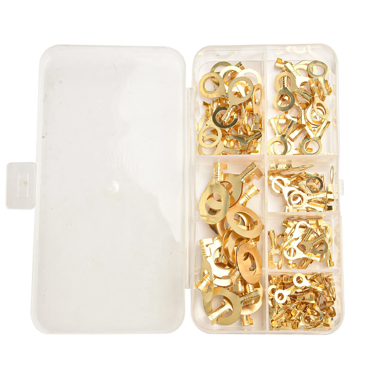 3.0mm 50pcs for bare Terminal Slight Measurement Deviation Brass Material Different Sizes Golden Color Manual Measurement