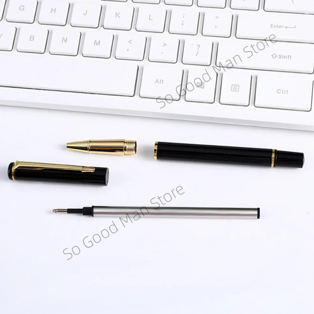 Geschenk box Set Business Werbung neutralen Stift benutzer definierte Logo Büro Metall Signatur Stift Student Briefpapier Großhandel gravierte Name