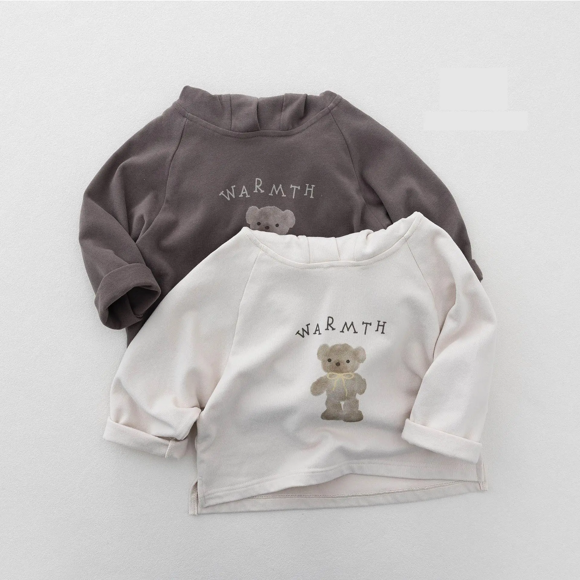 Autumn New Children Casual Hoodie For Boys Girls Long Sleeve T Shirts Baby Cute Cartoon Hooded Tops Kids Clothes
