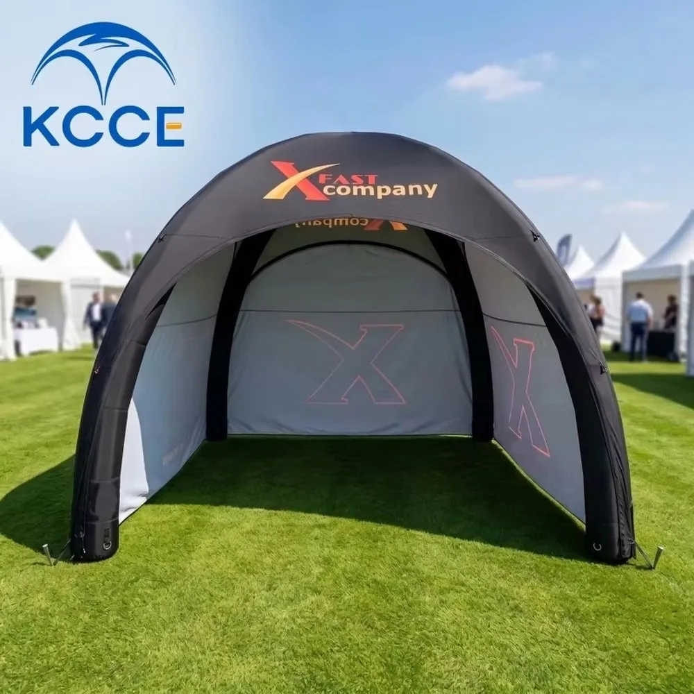 Outdoor Inflatable Pavilion Tent Sublimation Printed Air Tunnel Canopy Heavy Duty Blow up Booth for Promotion Activities