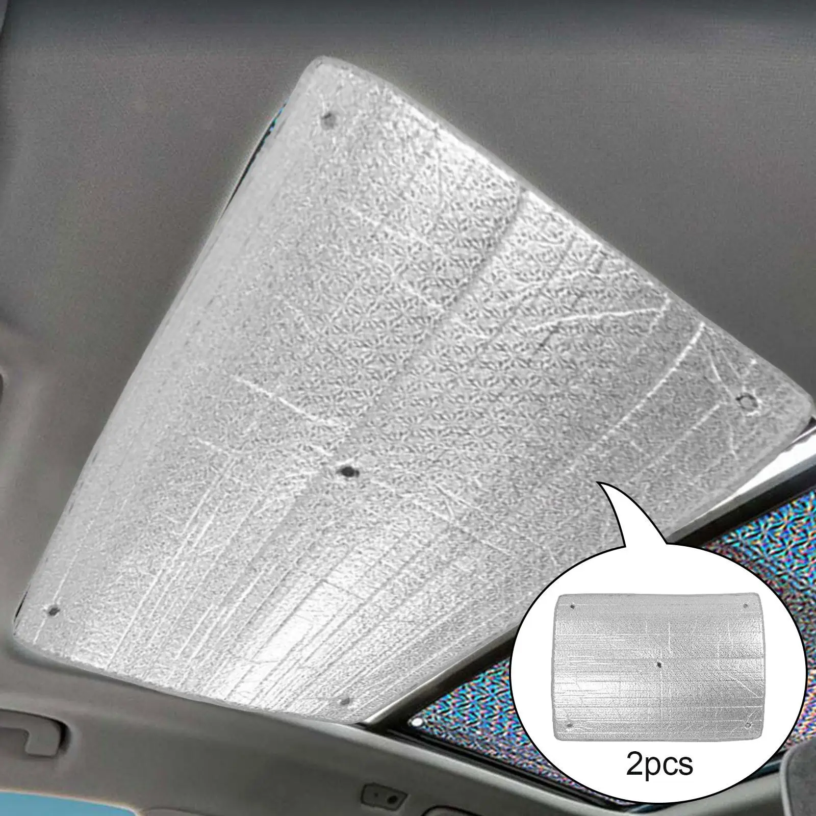 2x Car Inside Roof Sunshade Window Sunshades Sun Protection for Byd Atto 3