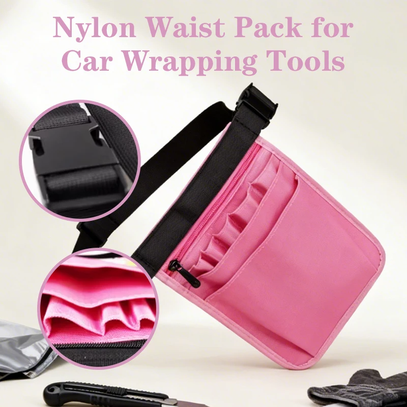 Waist Bag for Car Wrapping Tools, Color Change Film Tool Storage Bag, Multifunctional Special Storage Bag for PPF Application