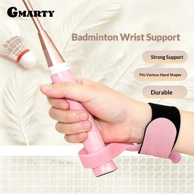 Adjustable Badminton Wrist Support Trainer For Various Hand Size Strong Support Corrects Racket Grip Posture
