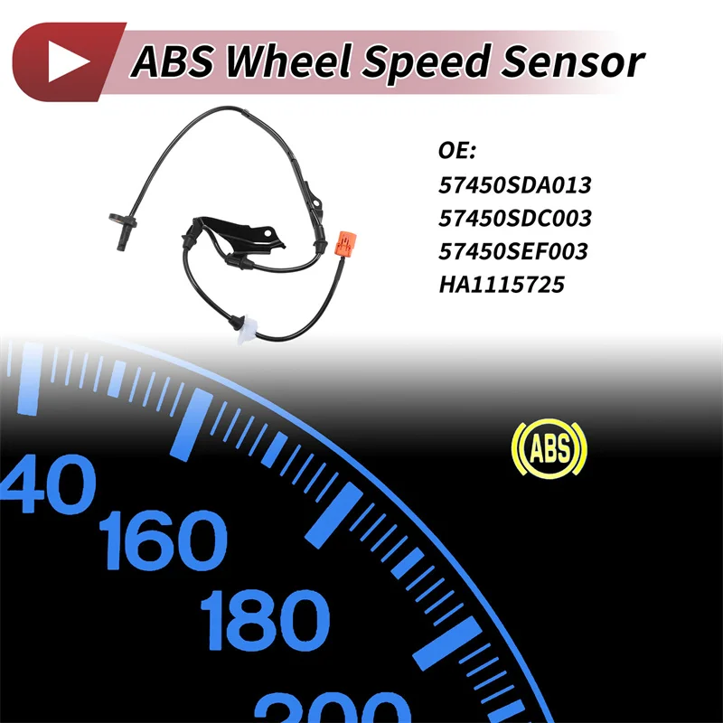 

1 шт. 57450-SDC-013 57450SDC013 передний правый датчик скорости колеса ABS для Accord 2003-2007 Acura TSX 2004-2008 автозапчасти