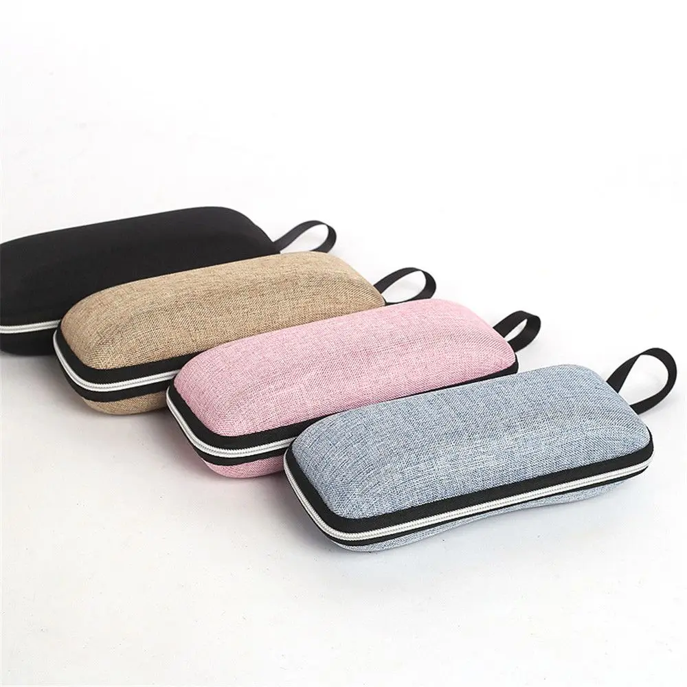 Fashion Zipper Portable Glasses Box Eyeglasses Case Glasses Holder Eyeglasses Accessories