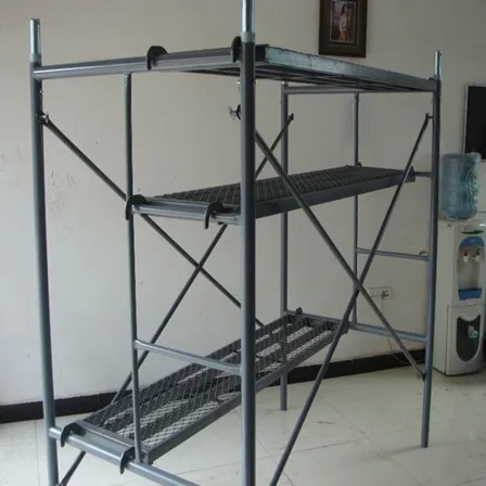 นั่งร้านเคลื่อนที่แบบล้อล็อคได้สำหรับงานก่อสร้างอาคาร  แบบเหล็กวงแหวนล็อค