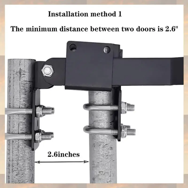 

Новинка 2023 года — для заборов ранчо, звено цепи, защелка для забора, защелка для дворовых ворот, цепная защелка для рамок ворот 1-3/8 дюйма, размеры труб.