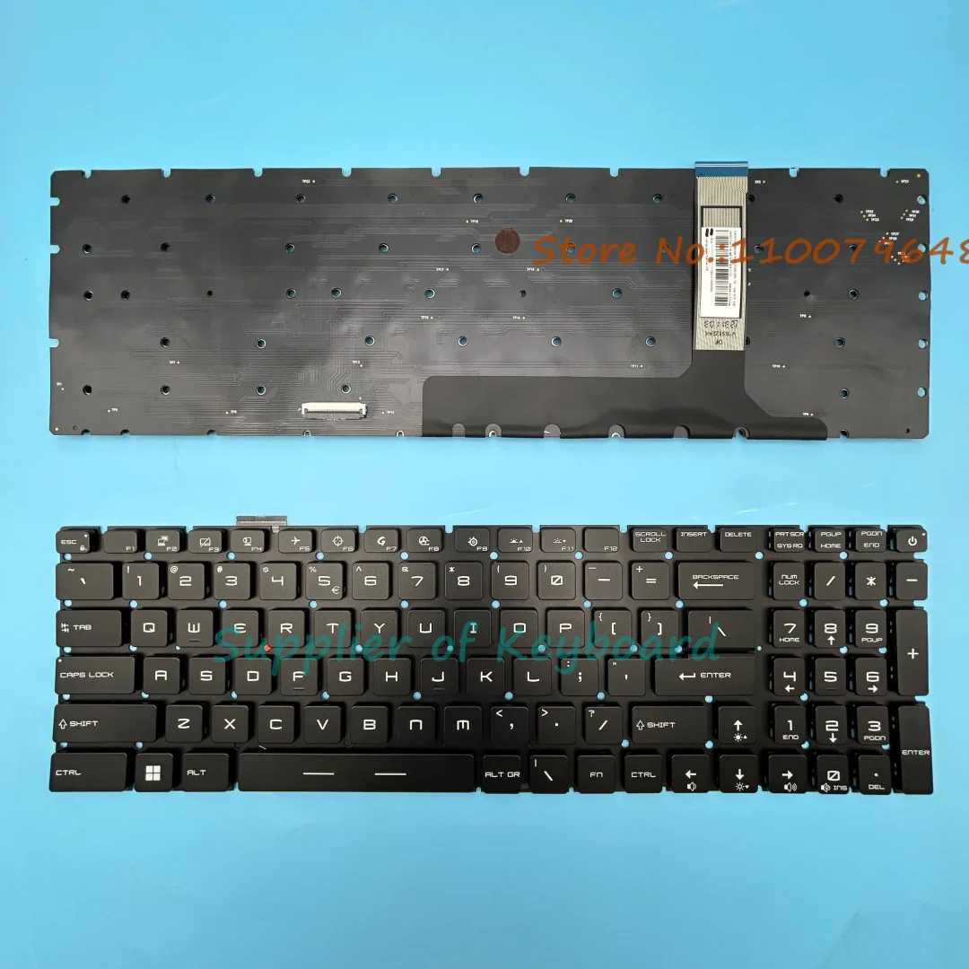 

NEW English Keyboard For MSI GE76 GP76 GS76 10UE 10UG 10UH 11UE 11UG 11UH 12UGS 12UE 12UH MS-17K3 MS-17K2/17K1