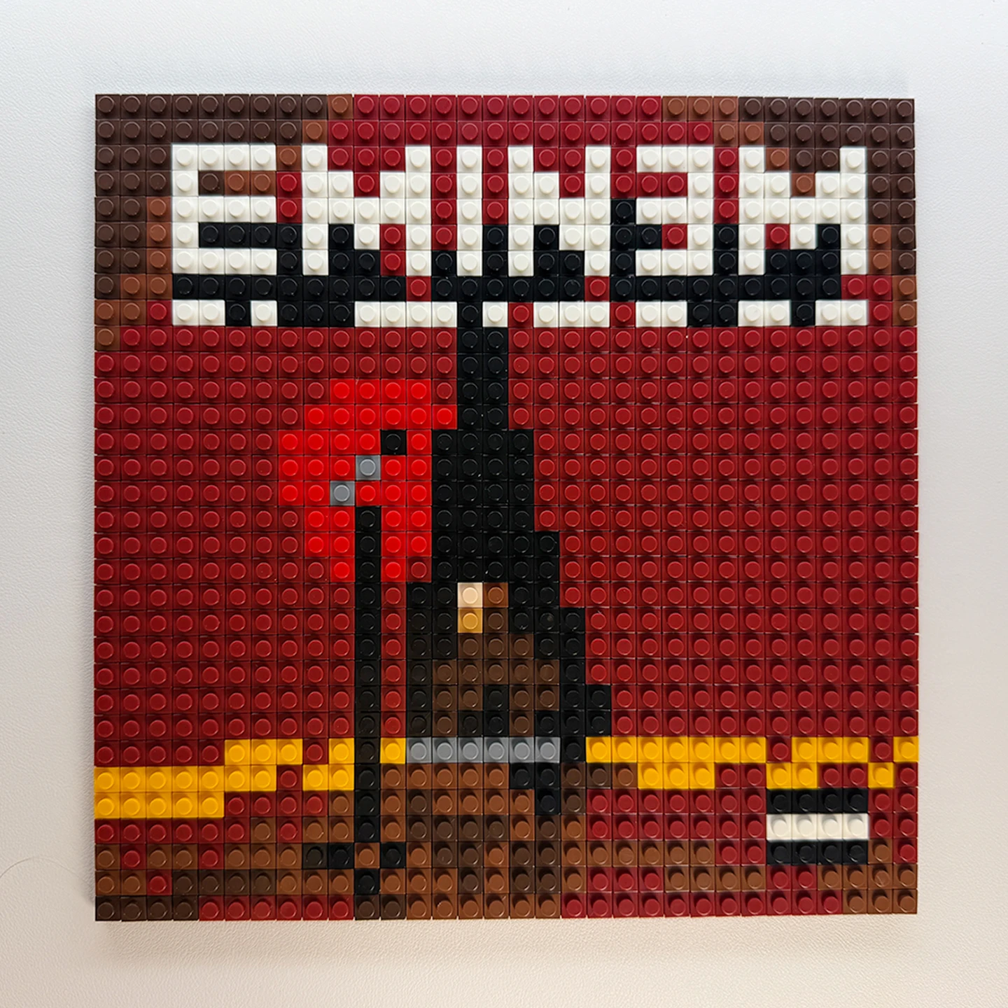 E-Eminem Hardcore Rap Music Mosaic MOC Building Brick DIY Art Painting Home Wall Decor Collection Gift For Music Lovers