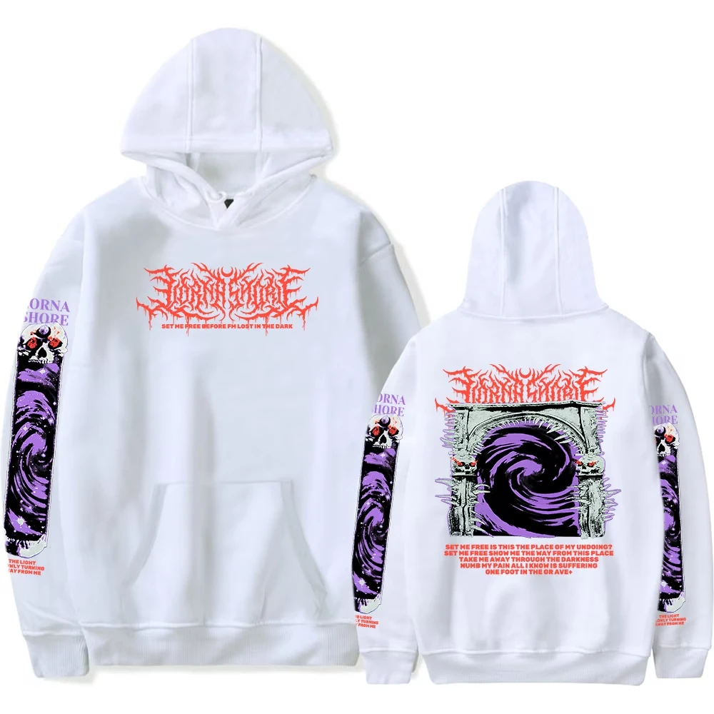 سيمفونية الميت الأساسية الفرقة لورنا شور جولة عالمية Mercah هوديس الرجال النساء طويلة الأكمام البلوفرات الشارع الشهير الهيب هوب بلوزات