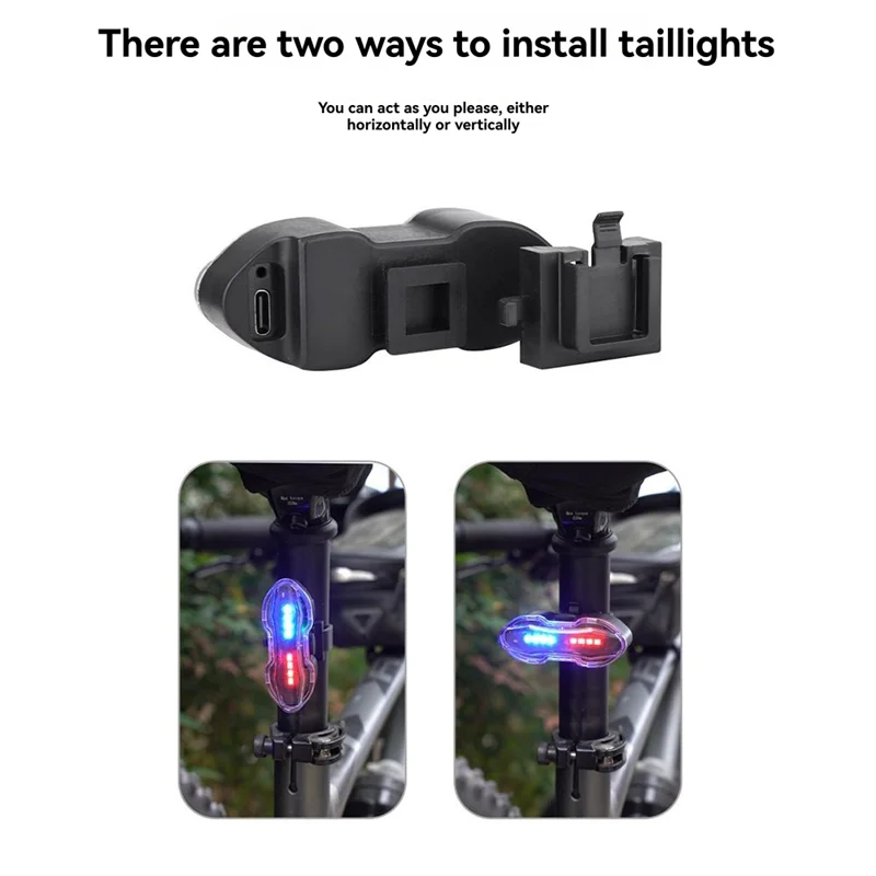 

B48B-Защитная лампа для велосипедного велосипеда, светодиодный велосипедный фонарь, перезаряжаемый передний фонарь для велосипеда, задний фонарь, велосипедные головные фонари для ночной езды