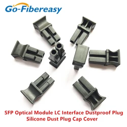 100pcs SFP Optical Module LC Interface Dustproof Plug Silicone Dust Plug Cap Cover/SFP 10g Port Protector Plug/ SFP Dust Jacket