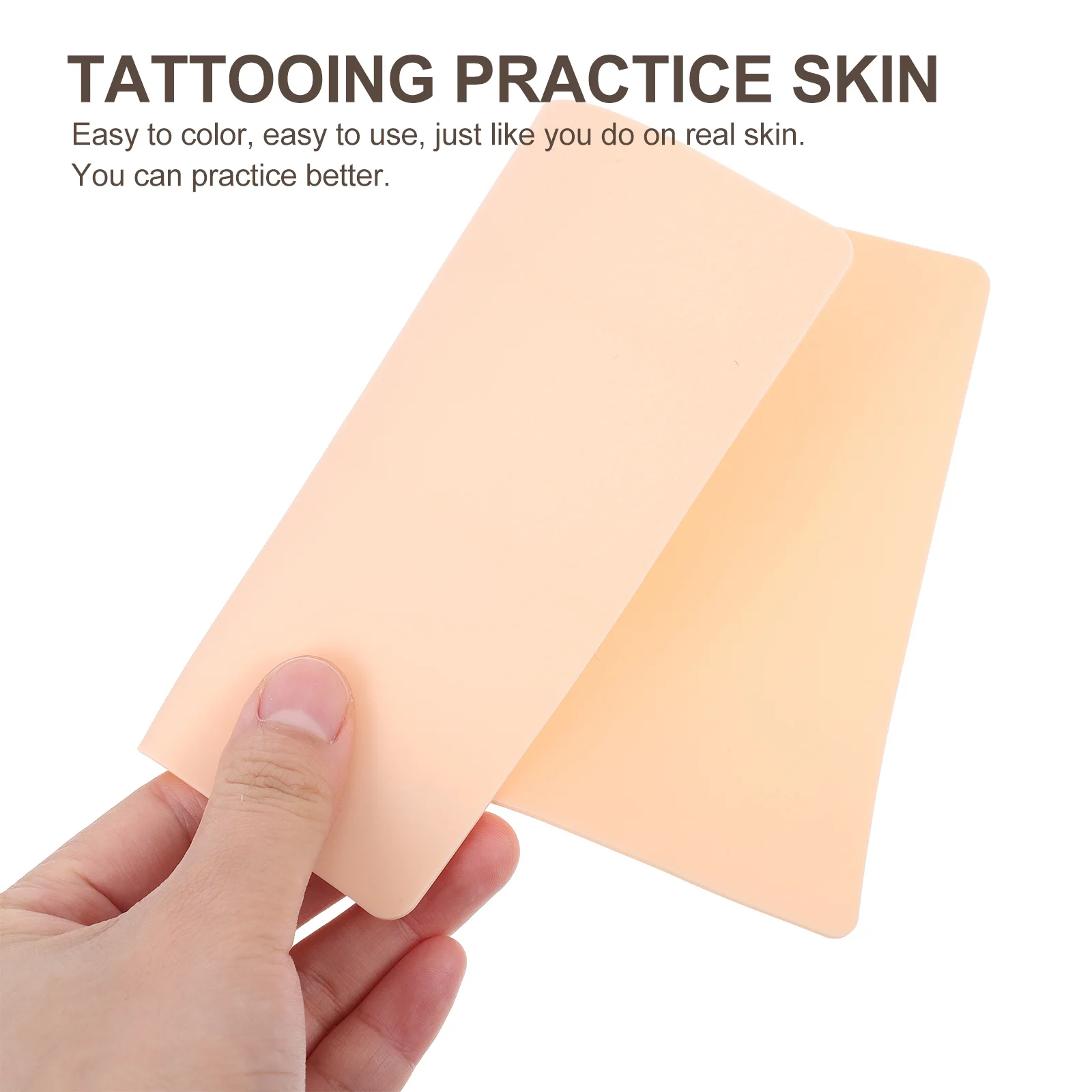 

6pcs Silicone Fake For Tattoo Practice Training Blank Artificial Skin Tattooing Practicing Tool Simulated Tattoos