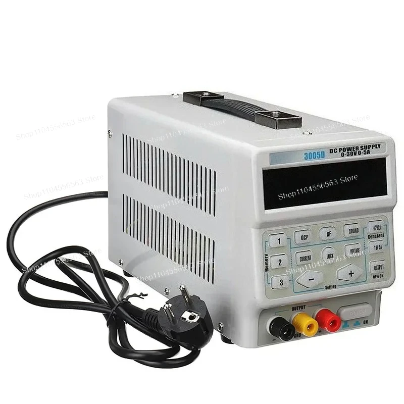 3005D Ce Lab Equipment Precision Variable Adjustable 30V 5A Single Output Switch Regulated DC Power Supply