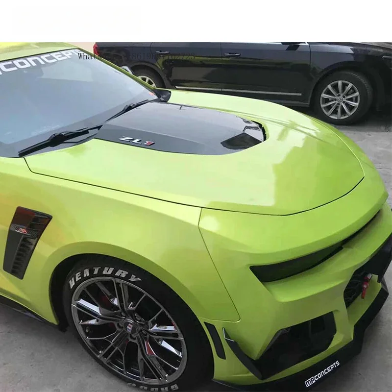 

Carbon Fiber Hood for 6th Gen Camaro ZL1 Style Custom Front Bonnet Fitment No Gaps 2016-2018