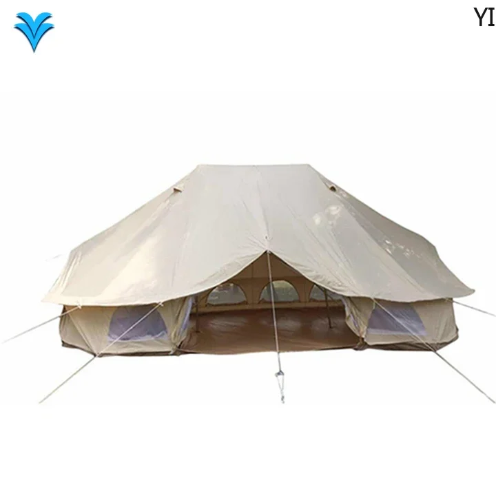 Waterproof Outdoor Camping Cotton Canvas Emperor Yurt Glamping Tent Bell Tent