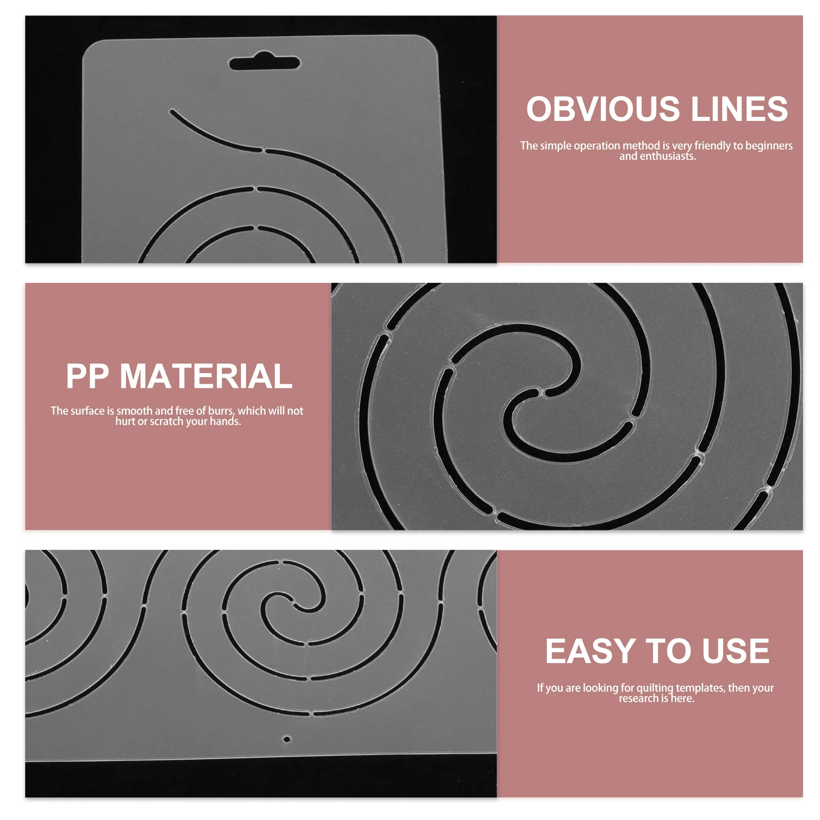 

1pc Diy Quilting Template Transparent Sewing Ruler For Craft Patchwork Painting Tailor Tool Cutting Guide Ruler