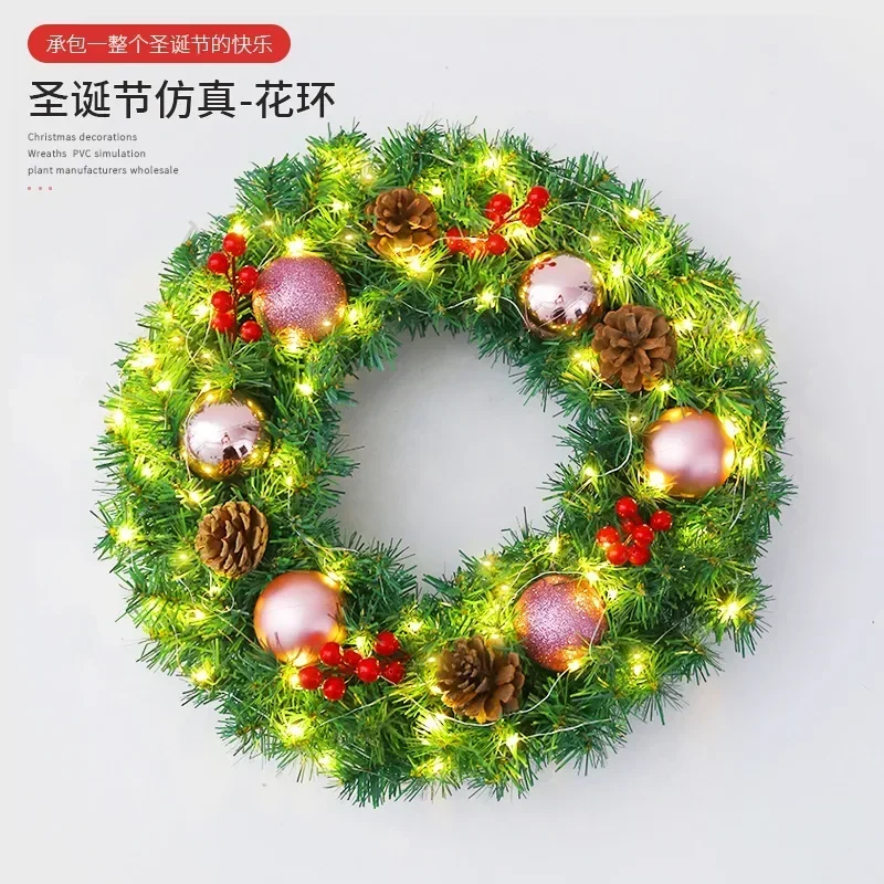 

Christmas Wreath Rattan 40/50/60cm Christmas Ornament Ornament Scene Decoration