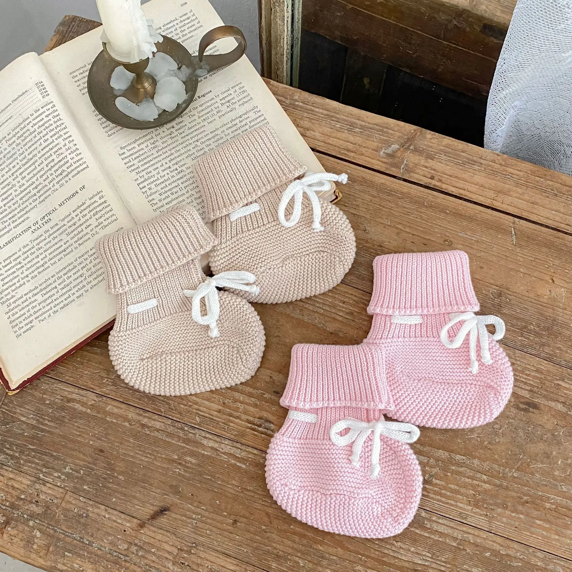 

‌2025 Autumn Newborn Baby Knit Socks Cotton for 0-12 Months Unisex Infant Warm Winter Soft Breathable Cute Socks