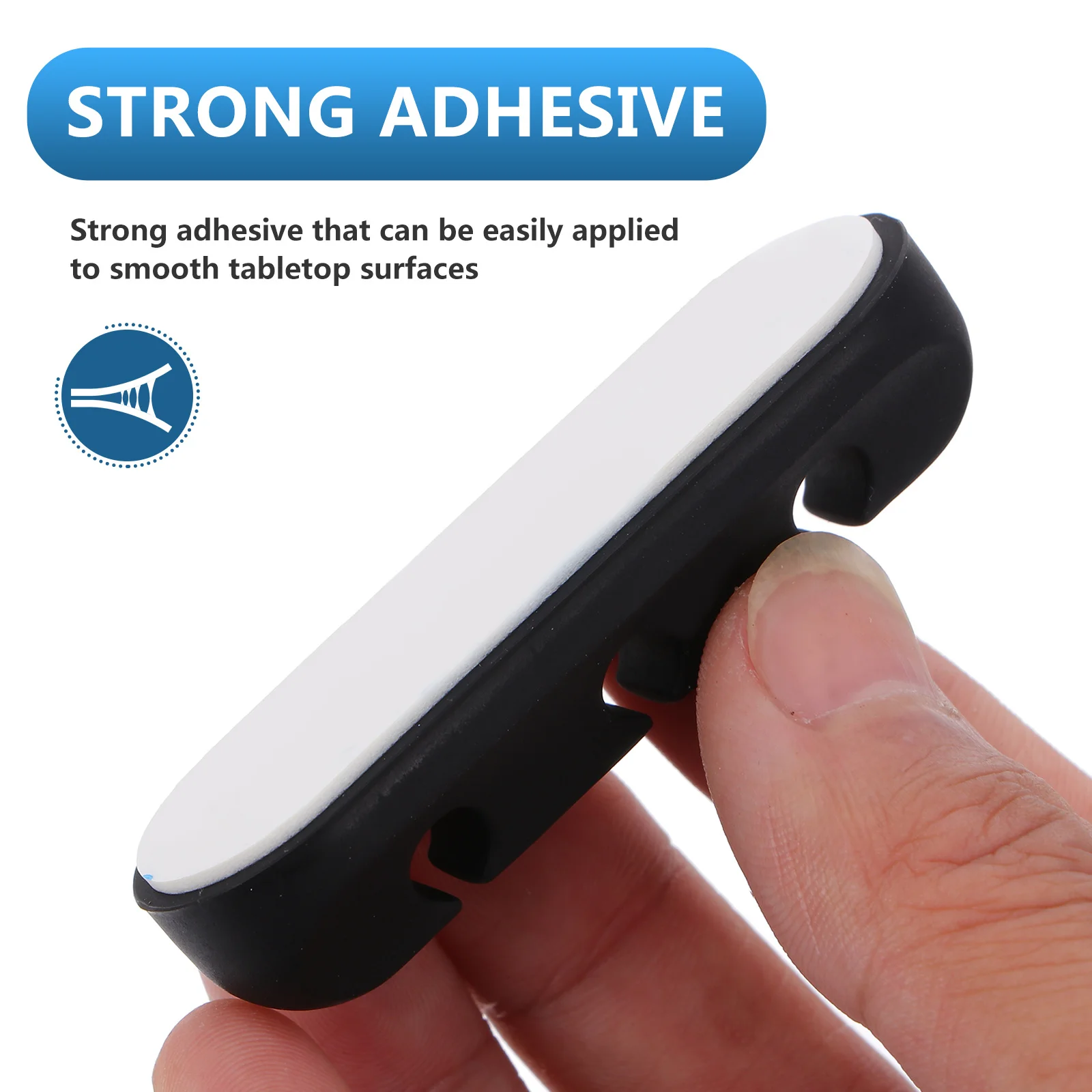 

8pcs Cable Kit Self Adhesive Wire Holder Clips For Desktop Cable Self Adhesive Cord Clips Management Tool Cord Winder