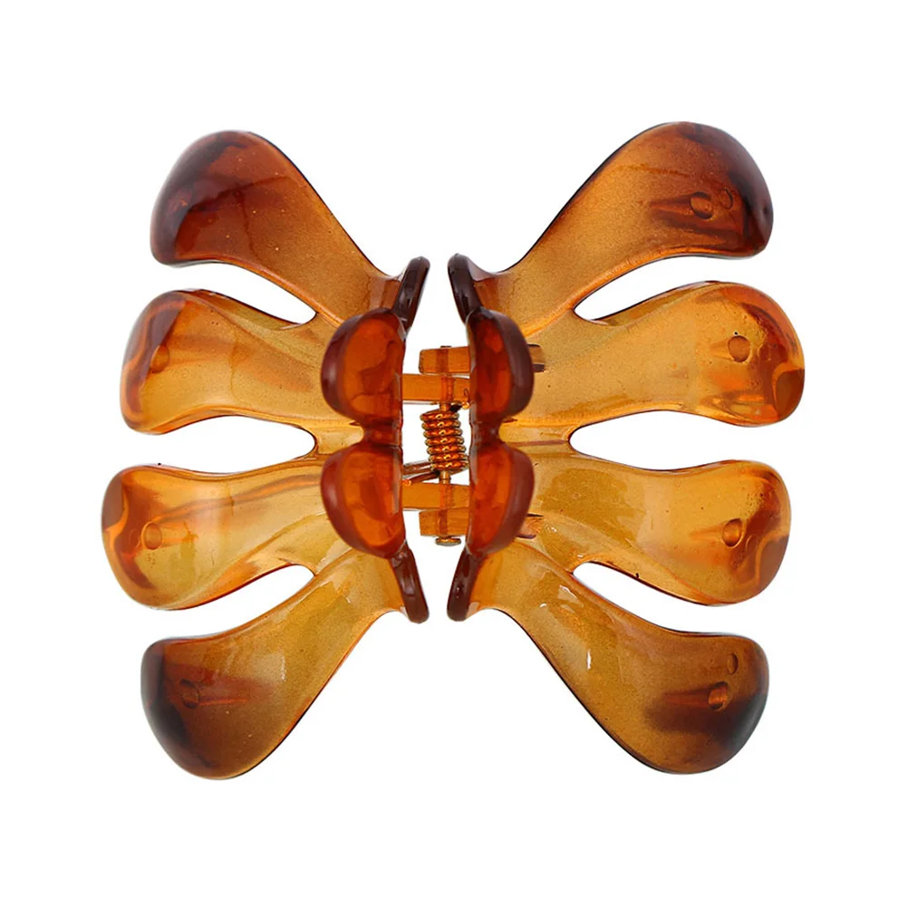 

3 PCS Four-claw Hair Clip Clips Claws for Women Hairpin Acrylic Girl Ponytail Holder Small