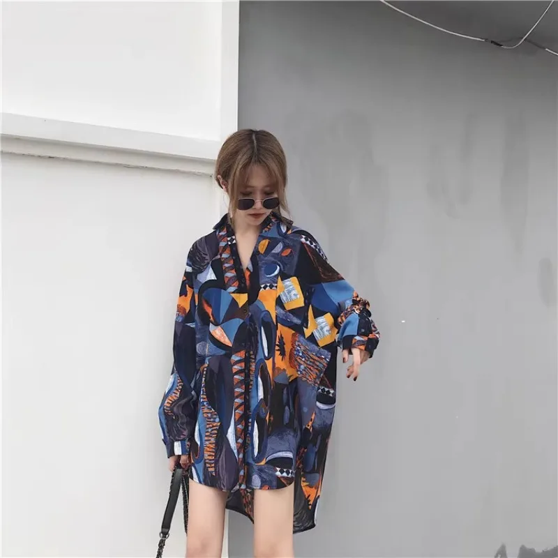 

SuperAen Beach Vacation Shirt Women's Medium Length Cardigan Shirt Tops