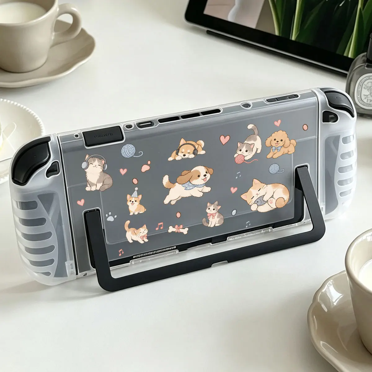Anti‑Yellowing Clear Acrylic Case Dockable Base for Nintendo Switch 2 NS2 Console Detachable Joy-Con Split-type Housing